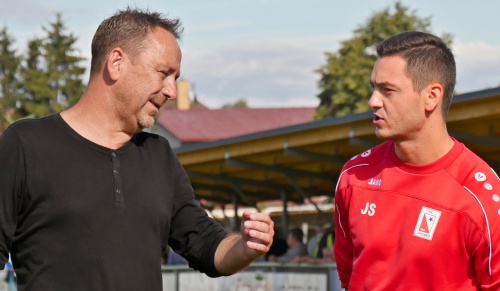 Trenéři Miloš Exnar a Jiří Souček, 6.8.2022, foto: Václav Mlejnek